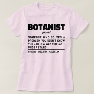 ボタニスト名詞定義ボタニープラントラバークール Tシャツ