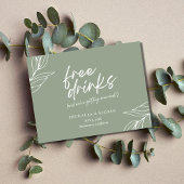 ボタニッおもしろいク無料ドリンクウェディング日付を保存 案内ポストカード