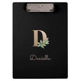 ボタニッエレガントクのモノグラムレターD クリップボード