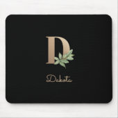 ボタニッエレガントクのモノグラムレターD マウスパッド (正面)