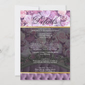 ボタニッエレガントクの結婚写真をすべて1つに 招待状 (裏面)