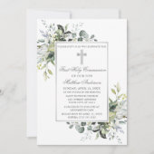 ボタニッエレガントクの緑の聖餐銀 招待状 (正面)