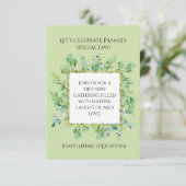 ボタニッエレガントクの緑の誕生日パーティー 招待状 (スタンド正面)