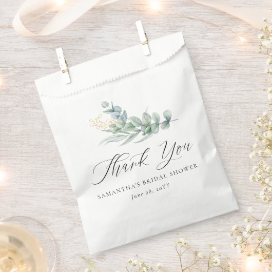 ボタニッエレガントクの緑の金ゴールド フェイバーバッグ (クリップ留めされた状態)