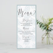 ボタニッエレガントクほこりっぽいブルーウォーター結婚カラー メニュー (スタンド正面)