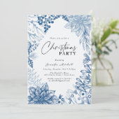 ボタニッエレガントクウォーターカラーホリークリスマスパーティー 招待状 (スタンド正面)