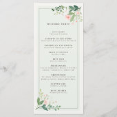 ボタニッエレガントクソフトグリーン赤面フローラ結婚ズ プログラム (裏面)