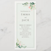 ボタニッエレガントクソフトグリーン赤面フローラ結婚ズ プログラム (正面)