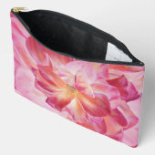 ボタニッエレガントクバラ花大フローラポーチ アクセサリーポーチ (見開き)