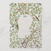 ボタニッエレガントクバードメニューテンプレート結婚- s メニュー (正面)