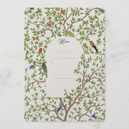 ボタニッエレガントクバードメニューテンプレート結婚- s メニュー