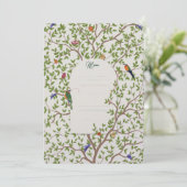 ボタニッエレガントクバードメニューテンプレート結婚- s メニュー (スタンド正面)