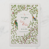 ボタニッエレガントクバードメニューテンプレート結婚- s メニュー (正面)