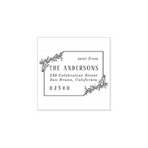 ボタニッエレガントクファミリー名&差出人住所