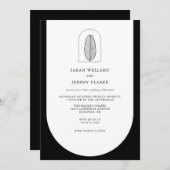 ボタニッエレガントクフォーマル結婚ボホ |招待状 招待状 (正面/裏面)