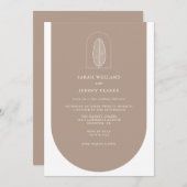 ボタニッエレガントクフォーマル結婚ボホ |招待状 招待状 (正面/裏面)