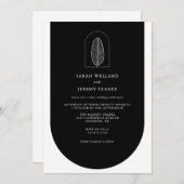 ボタニッエレガントクフォーマル結婚ボホ |招待状 招待状 (正面/裏面)