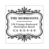 ボタニッエレガントクフレームファミリー名差出人住所 ラバースタンプ (インプリント)