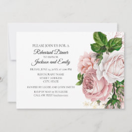 ボタニッエレガントクフローラネイビーホワイトリハーサル 招待状