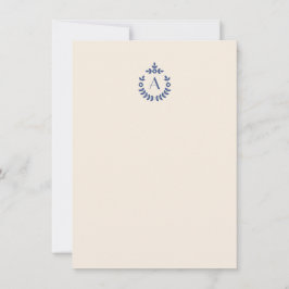 ボタニッエレガントクペンダントクレストイニシャルモノグラム ノートカード