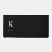 ボタニッエレガントクモノグラム文字K デスクマット (正面)