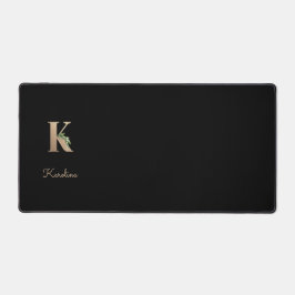 ボタニッエレガントクモノグラム文字K デスクマット