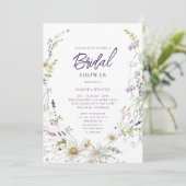 ボタニッエレガントクワイルドフラワーブライダルシャワー 招待状 (スタンド正面)