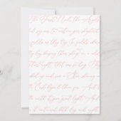 ボタニッエレガントク単色写真クリスマス カード (裏面)