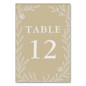 ボタニッエレガントク式レセプション テーブルナンバー (裏面)