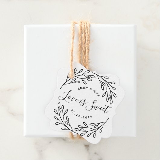 ボタニッエレガントク愛は甘い結婚クラフト フェイバータグ (インサイチュ)