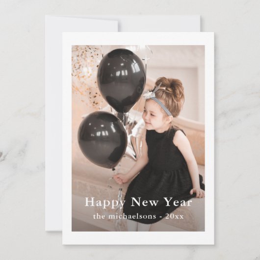 ボタニッエレガントク新年の写真 シーズンカード (正面)