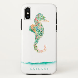 ボタニッエレガントク海馬 iPhone XSケース