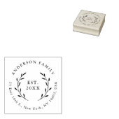 ボタニッエレガントク科結婚差出人住所 ラバースタンプ (押印)