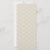 ボタニッエレガントク結婚のメニューカード 招待状 (裏面)