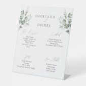 ボタニッエレガントク結婚ドリンクバー 台座サイン (正面)