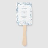 ボタニッエレガントク結婚式 プログラムファン ハンドファン (正面)