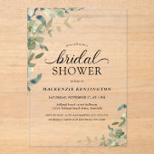 ボタニッエレガントク緑化ブライダルシャワー アクリル招待状 (正面)