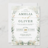 ボタニッエレガントク緑化金ゴールド庭園の結婚式 招待状 (正面)