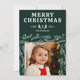 ボタニッエレガントク縁ど（鳥）ショウジョウコウカンチョウクリスマス シーズンカード