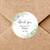ボタニッエレガントク金ゴールドの結婚緑化に感謝 ラウンドシール