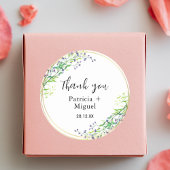 ボタニッエレガントク金ゴールドの結婚緑化に感謝 ラウンドシール