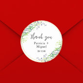 ボタニッエレガントク金ゴールドの結婚緑化に感謝 ラウンドシール