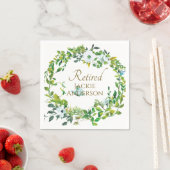 ボタニッエレガントク除退職した職パーティーナプキン スタンダードカクテルナプキン (インサイチュ)