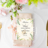 ボタニッエレガントク・グリーナリー・ドーブ&リングや輪ズ結婚 招待状