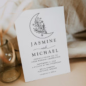 ボタニッエレガントク・ムーン・アンド・スター結婚ズ 招待状