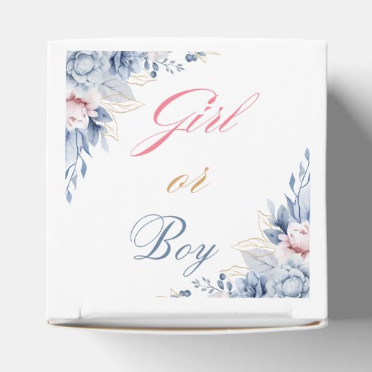 ボタニッエレガントク・ムーン・ジェンダーが赤ちゃんシャワーを明かす フェイバーボックス (上部)