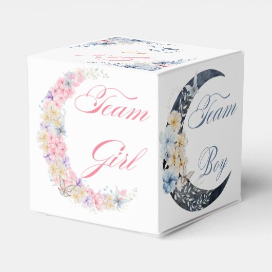 ボタニッエレガントク・ムーン・ジェンダーが赤ちゃんシャワーを明かす フェイバーボックス (裏面サイド)