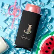 ボタニッエレガントク・モノグラム・金ゴールド・レターJ