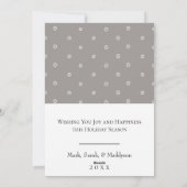 ボタニックアドルノエルフラットホリデーフォトカード シーズンカード (裏面)