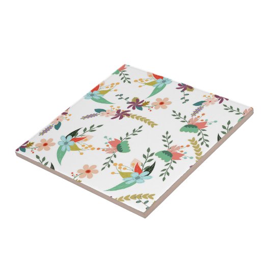 ボタニックエレガンス» Floral Pattern タイル (側面)